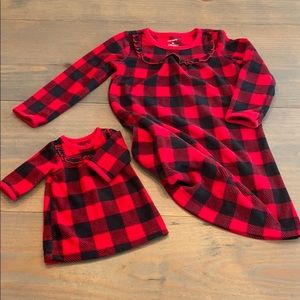 Carter’s 3T  Nightgown w/ matching doll nightgown